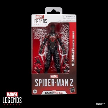 Figura Miles Morales Brooklyn 2099 Suit Marvel Legends Spider Man 2 Articulada 15 cms