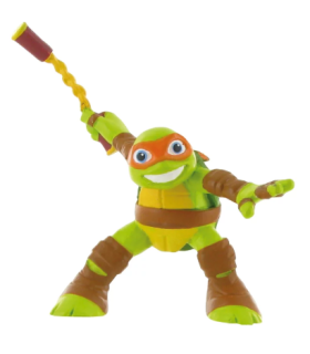 Figura Michelangelo Tortugas Ninja 9 cms