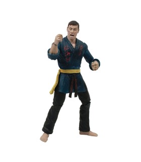 Figura JCVD Jean Claude Van Damme Blue Gi Deluxe Articulada 18 cms