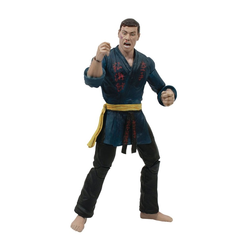 Figura JCVD Jean Claude Van Damme Blue Gi Deluxe Articulada 18 cms