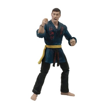 Figura JCVD Jean Claude Van Damme Blue Gi Deluxe Articulada 18 cms