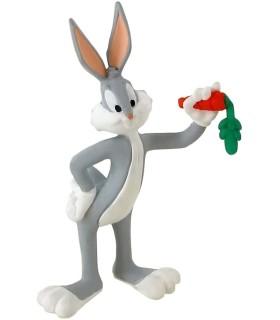 Figura Bugs Bunny con Zanahoria Looney Tunes 10 cms