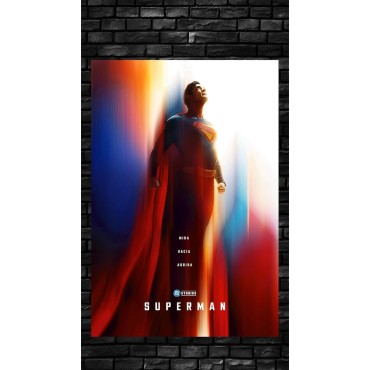 Placa Decorativa Superman DC Metálica Cuadro Póster HD
