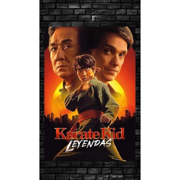 Placa Decorativa Karate Kid Leyendas Metálica Cuadro Póster HD
