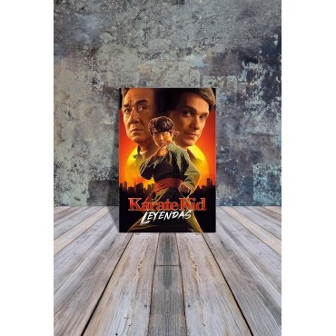 Placa Decorativa Karate Kid Leyendas Metálica Cuadro Póster HD