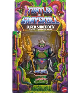 Figura Super Shredder Turtles Of Grayskull Masters of the Universe X Teenage Mutant Ninja Turtles Articulada 14 cms