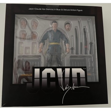 Figura JCVD Jean Claude Van Damme Blue Gi Deluxe Articulada 18 cms