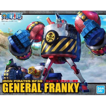 Figura General Franky Iron Pirates BF38 Beast Mecha Collection One Piece Kit de Modelaje 25 cms