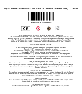 Figura Jessica Fletcher Murder She Wrote Se ha escrito un crimen Toony TV 15 cms