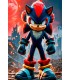 Placa Decorativa Shadow Sonic Metálica Cuadro Póster HD