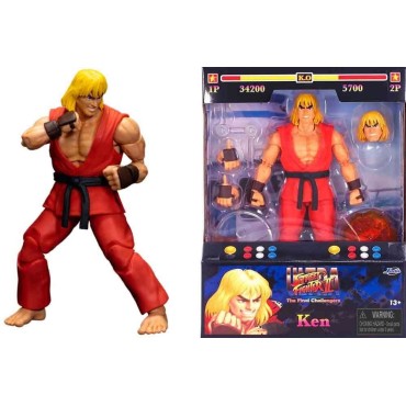 Figura Ken Ultra Street Fighter II: The Final Challengers Articulada 15 cms